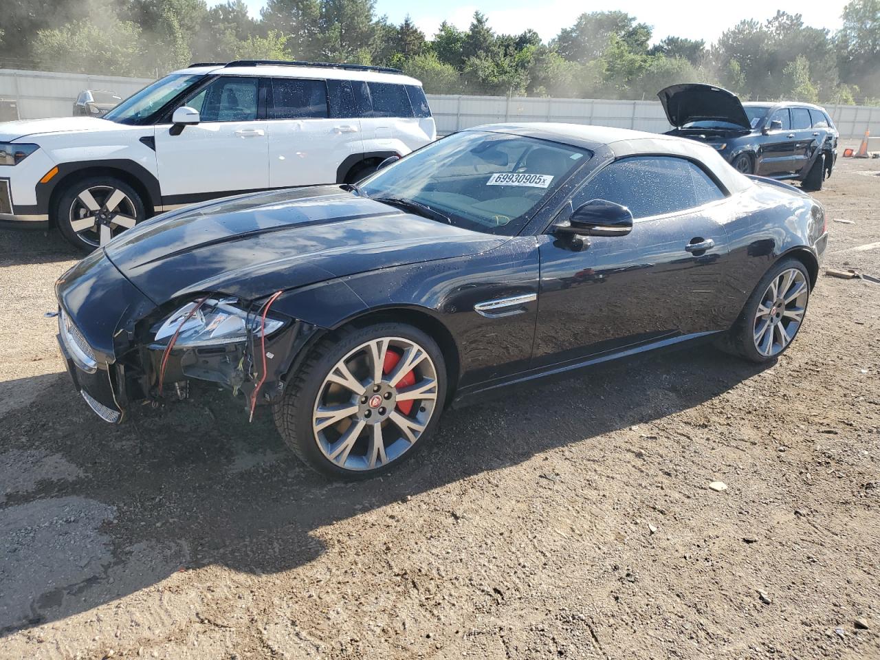 2015 Jaguar XK, VIN SAJWA4GB6FLB55587 — Front end