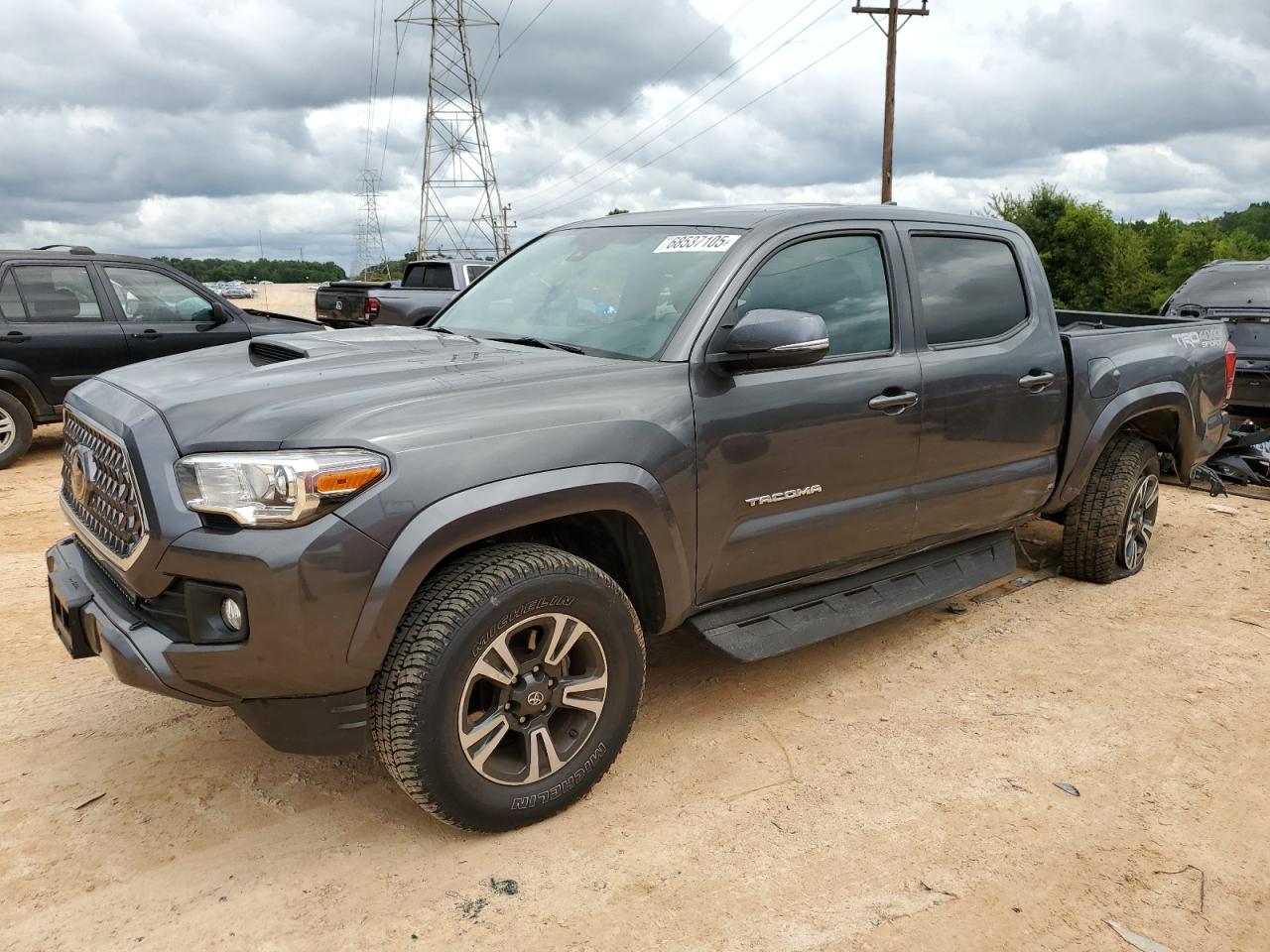 2019 Toyota Tacoma SR, VIN 3TMCZ5AN5KM197242 — Rear end
