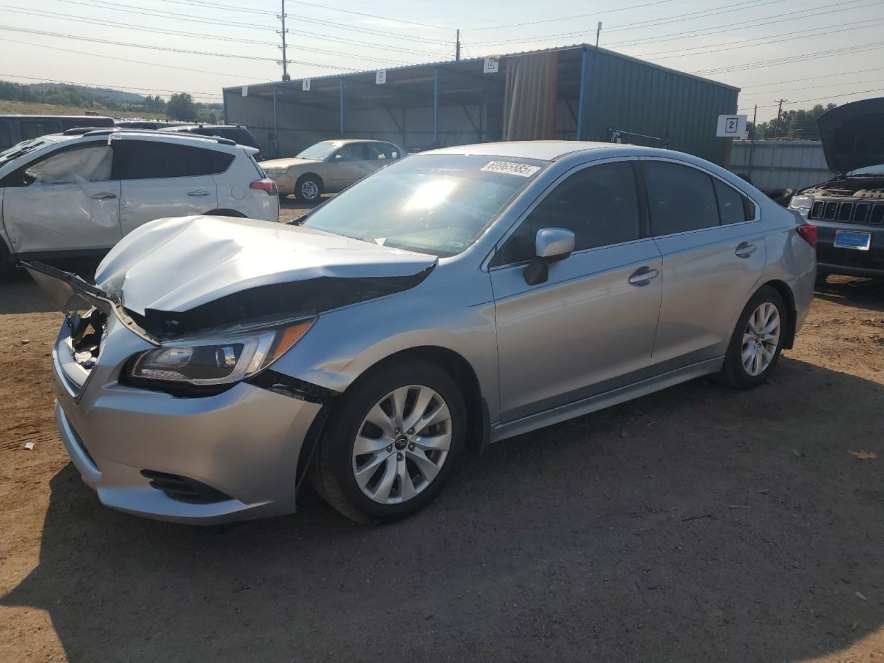 2017 Subaru Legacy Premium, VIN 4S3BNAC65H3032887 — Front end