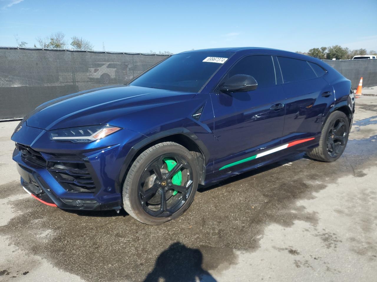 2019 Lamborghini Urus, VIN ZPBUA1ZL7KLA02968 — Water / flood