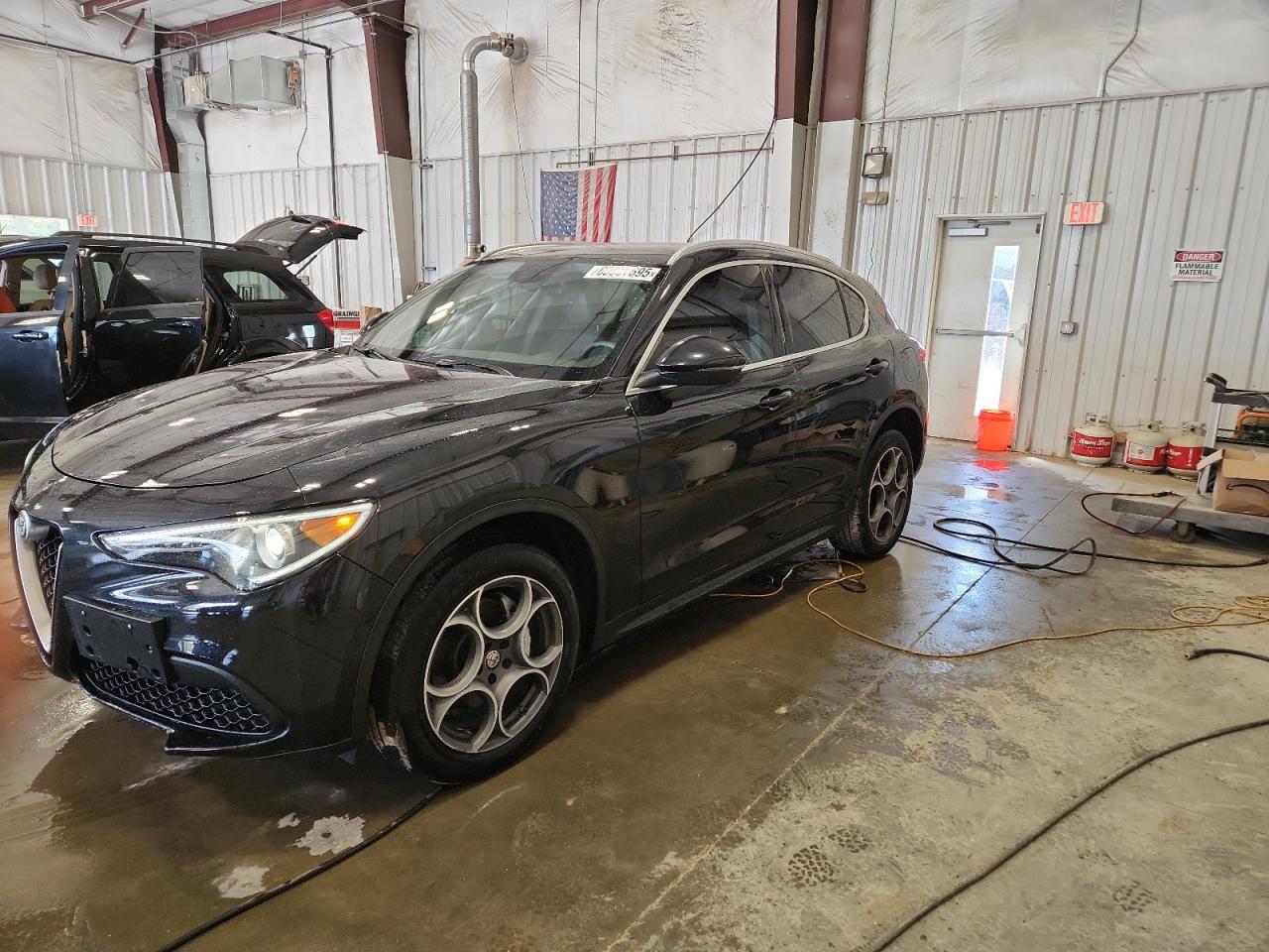 2019 Alfa Romeo Stelvio Sport, VIN ZASPAKAN3K7C30456 — Water / flood