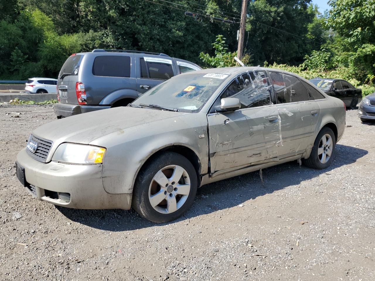 2002 Audi A6, VIN WAULD64B92N137540 — Бок
