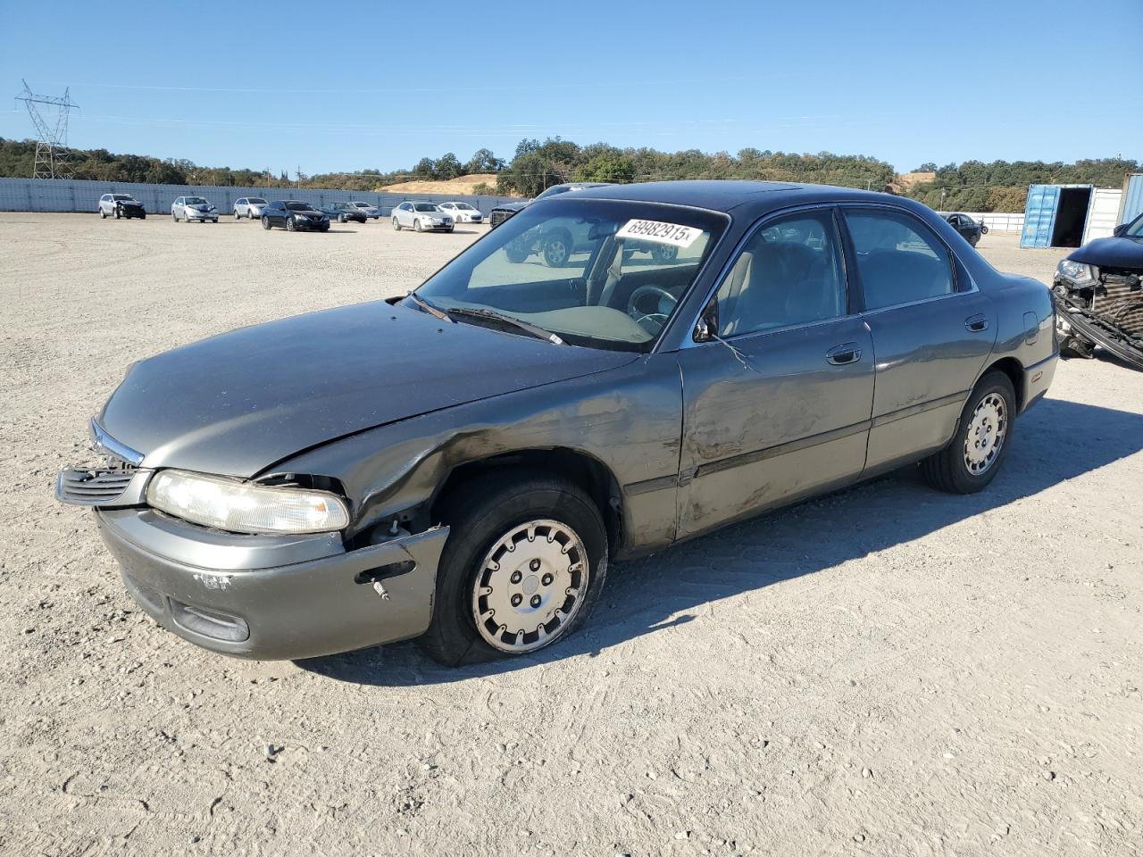 1996 Mazda 626 DX, VIN 1YVGE22C5T5561184 — Front end