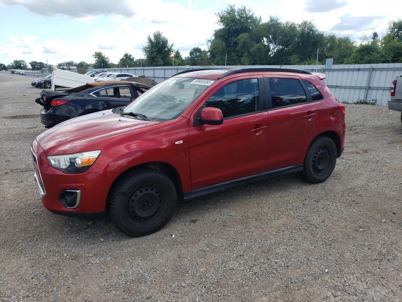 2015 Mitsubishi Outlander Sport SE, VIN 4A4AJ4AU0FE603416 — Engine fire