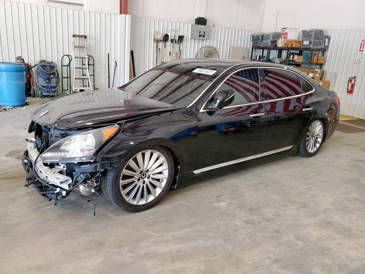 2016 Hyundai Equus Signature, VIN KMHGH4JH2GU104345 — Front end