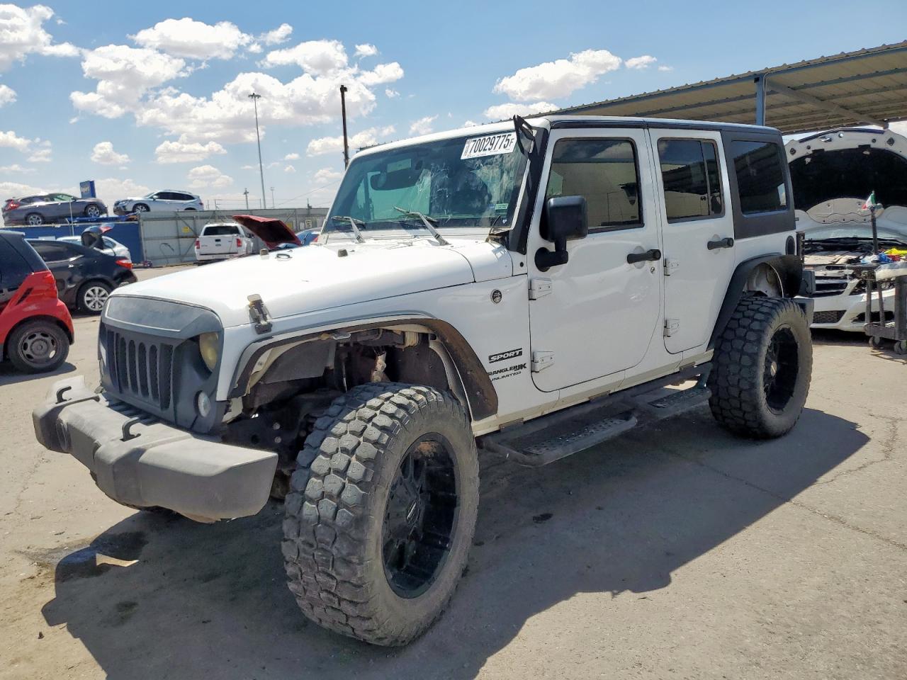 2018 Jeep Wrangler Unlimited Sport S, VIN 1C4HJWDG5JL938456 — Minor dents and scratches