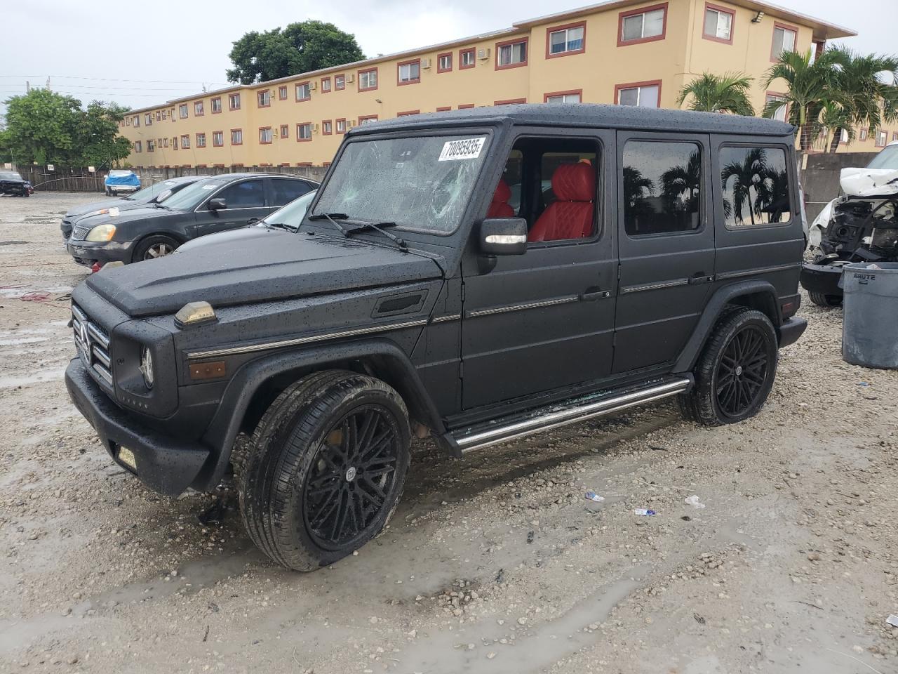 2003 Mercedes-Benz G 500, VIN WDCYR49E03X136505 — Vandalism