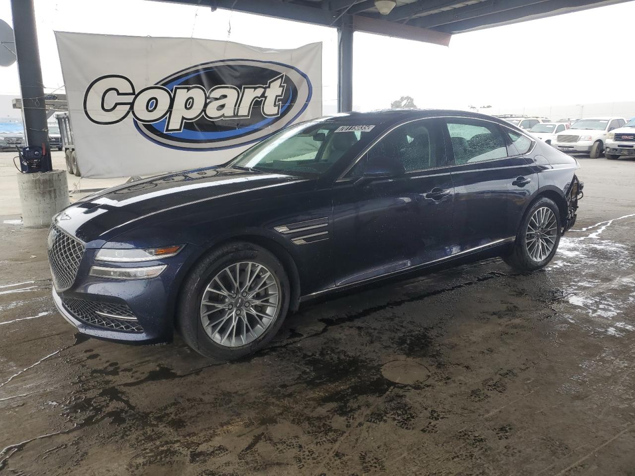 2023 Genesis G80 2.5T, VIN KMTGB4SC7PU181612 — Rear end