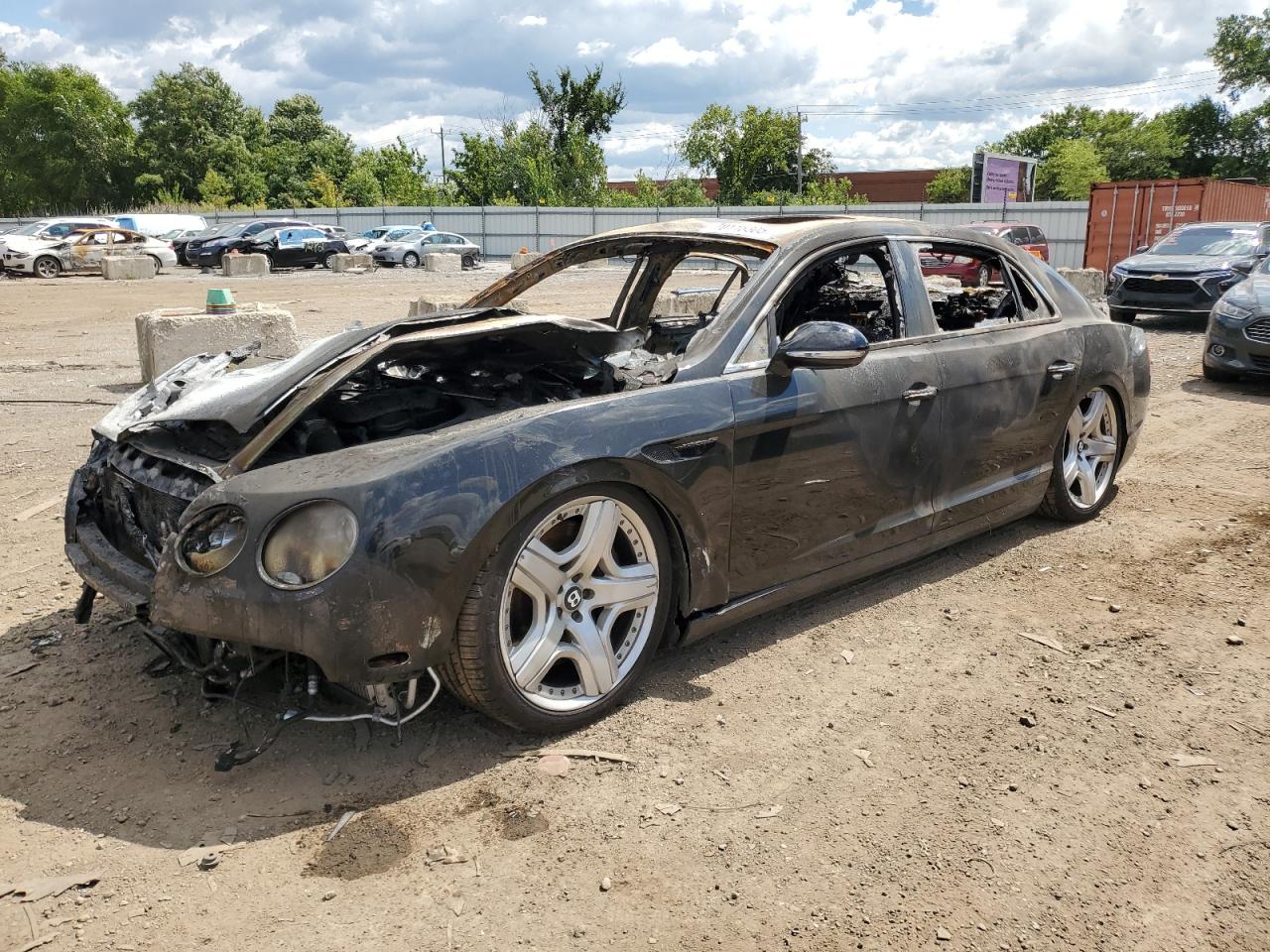 2014 Bentley Flying Spur, VIN SCBEC9ZA9EC088195 — Burn