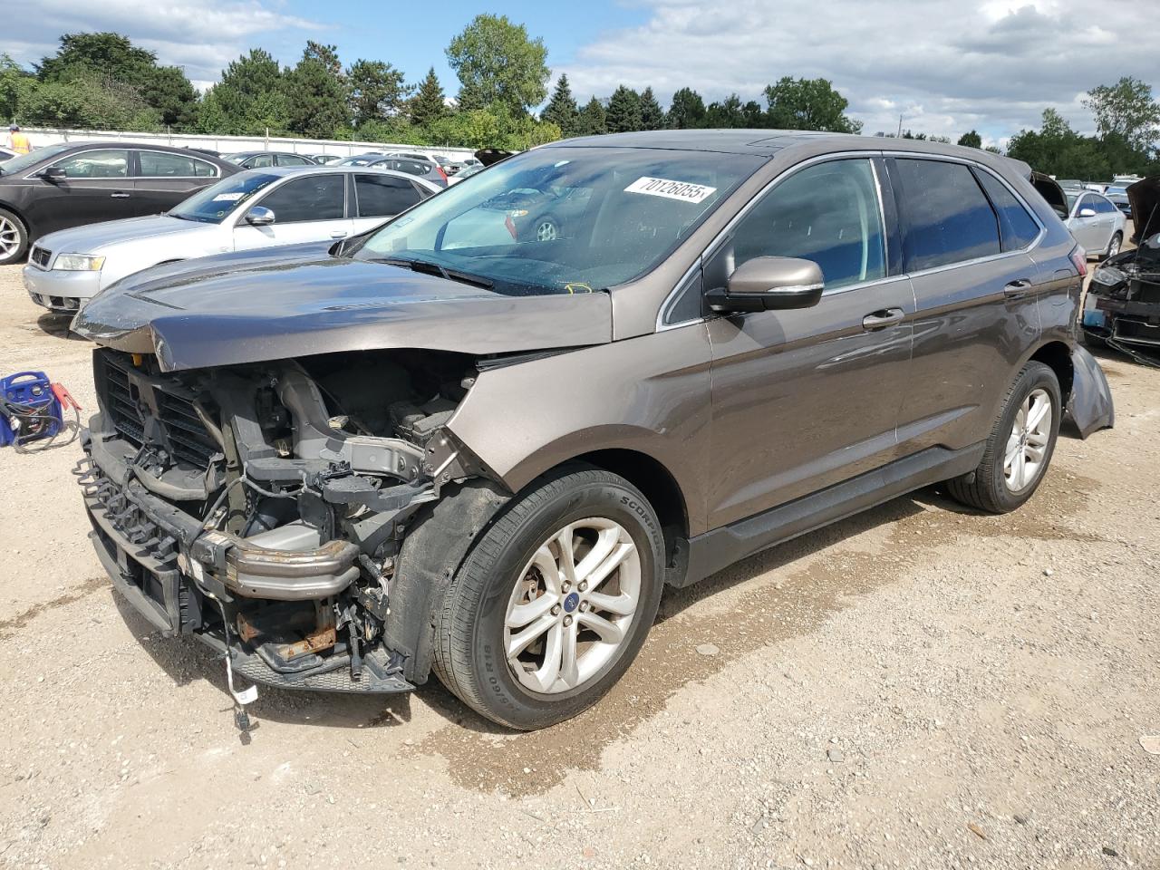 2019 Ford Edge SEL, VIN 2FMPK4J9XKBC12205 — Front end