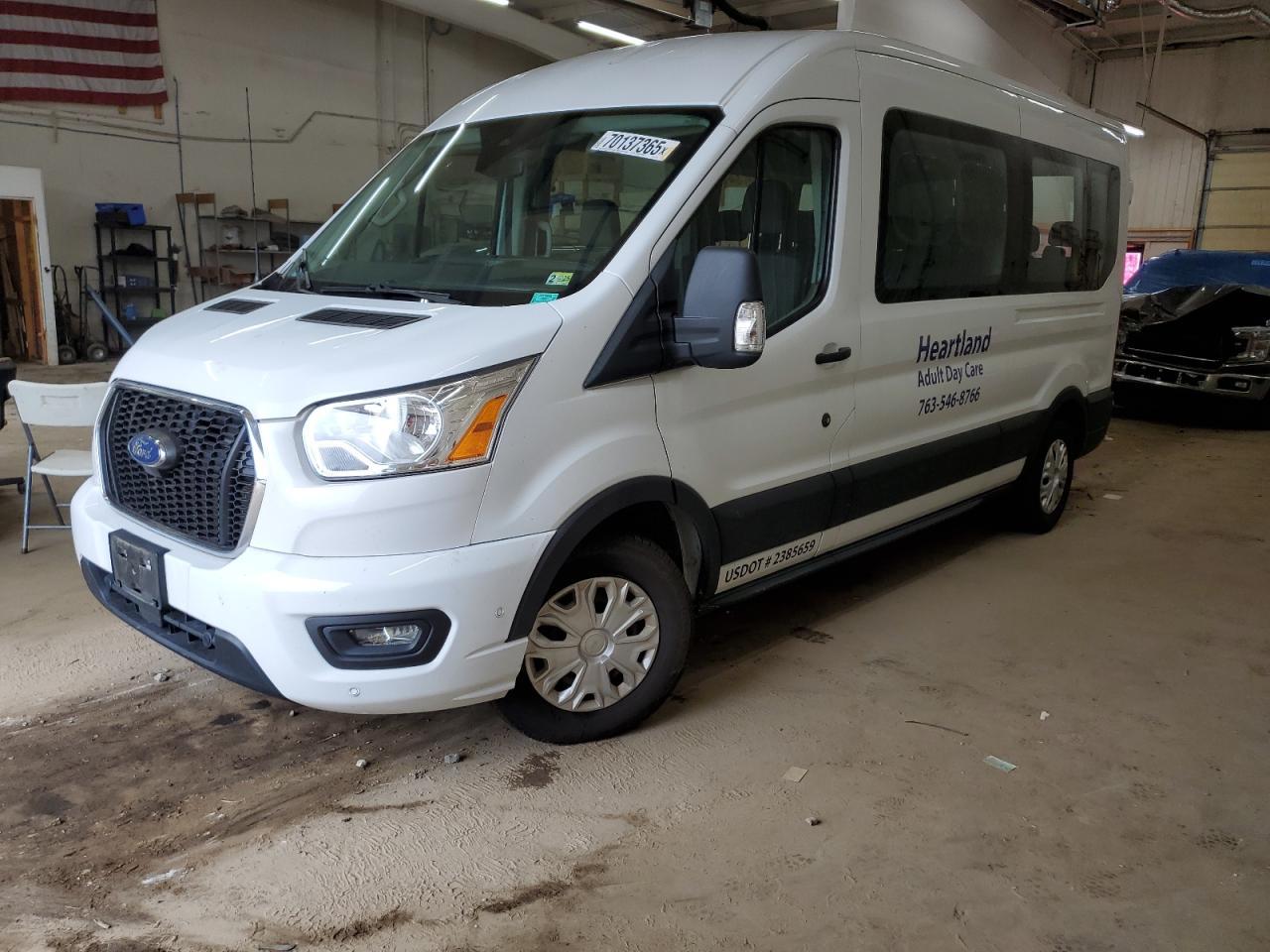 2021 Ford Transit Passenger XL, VIN 1FBAX2C83MKA31321 — Undercarriage