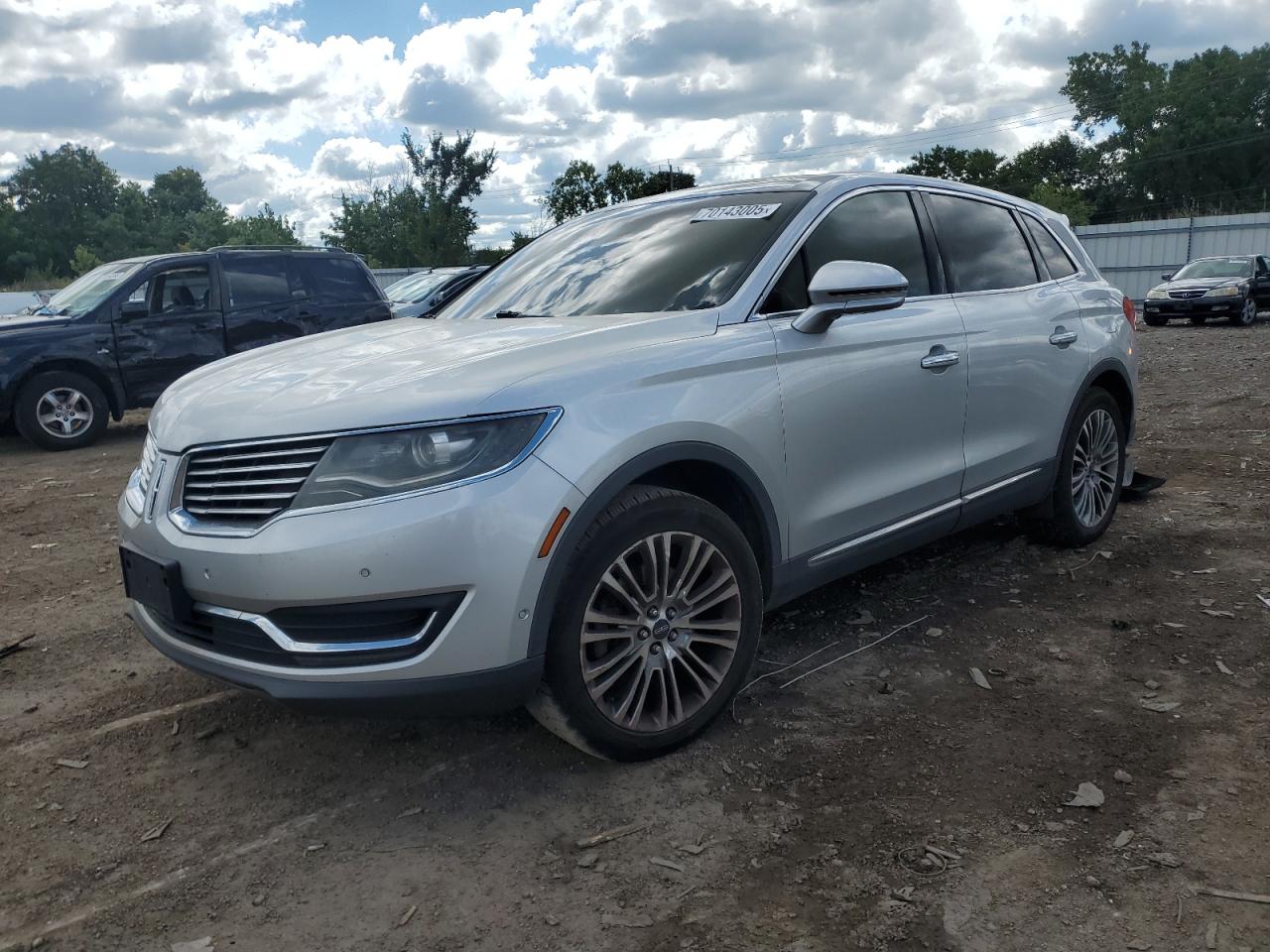 2016 Lincoln MKX Reserve, VIN 2LMTJ8LR5GBL24587 — Interior fire