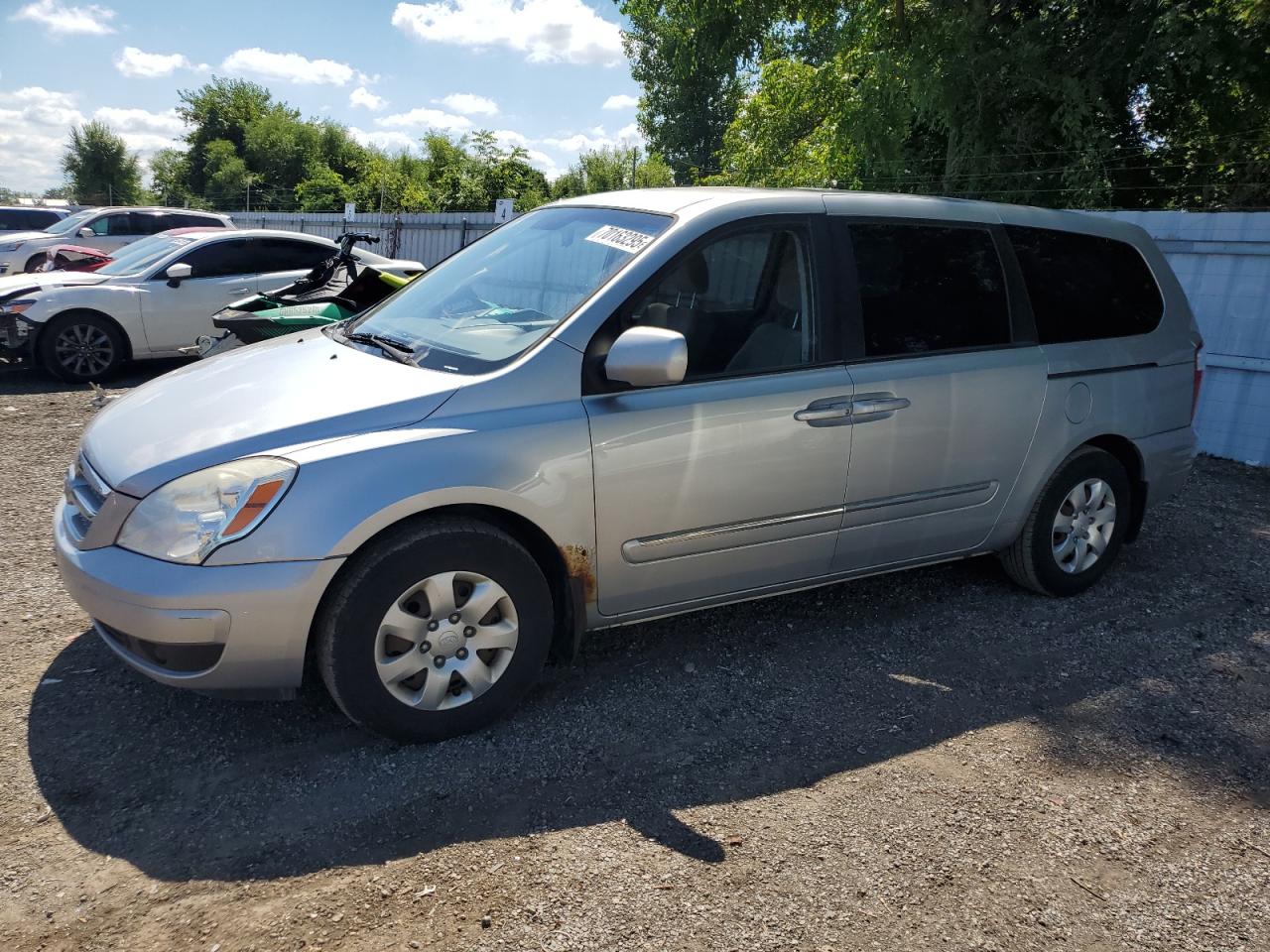 2010 Hyundai Entourage, VIN KNDMT4C38A6057275 — Water / flood