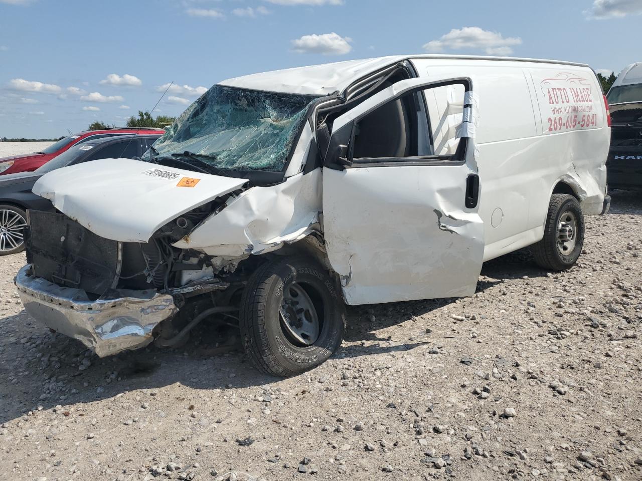 2015 GMC Savana Cargo, VIN 1GTW7FCF3F1900371 — Rollover