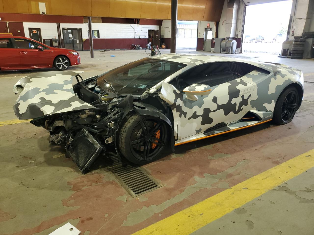 2021 Lamborghini Huracan, VIN ZHWUF5ZF4MLA15944 — Front end