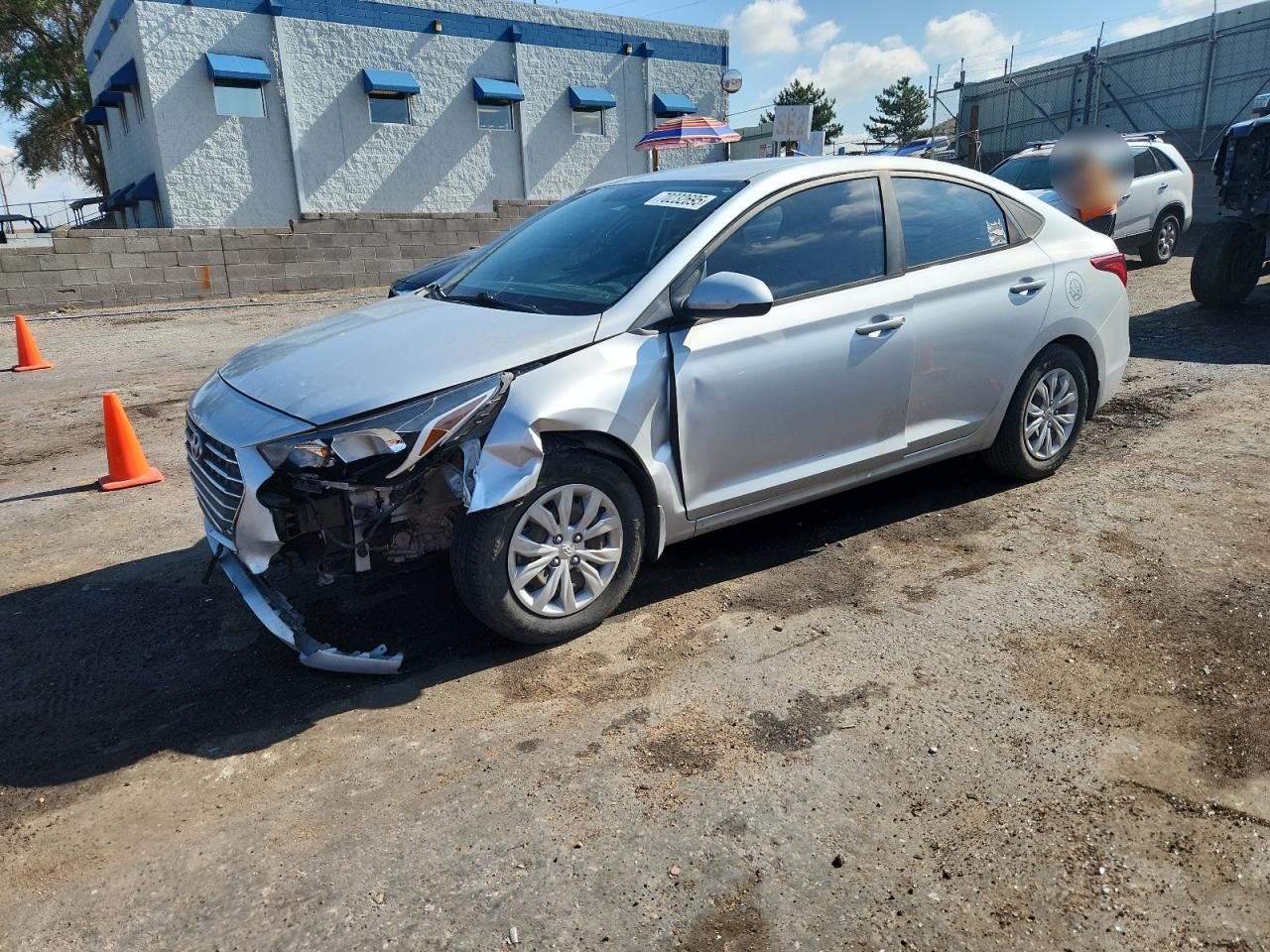 2020 Hyundai Accent SE, VIN 3KPC24A6XLE120742 — Front end