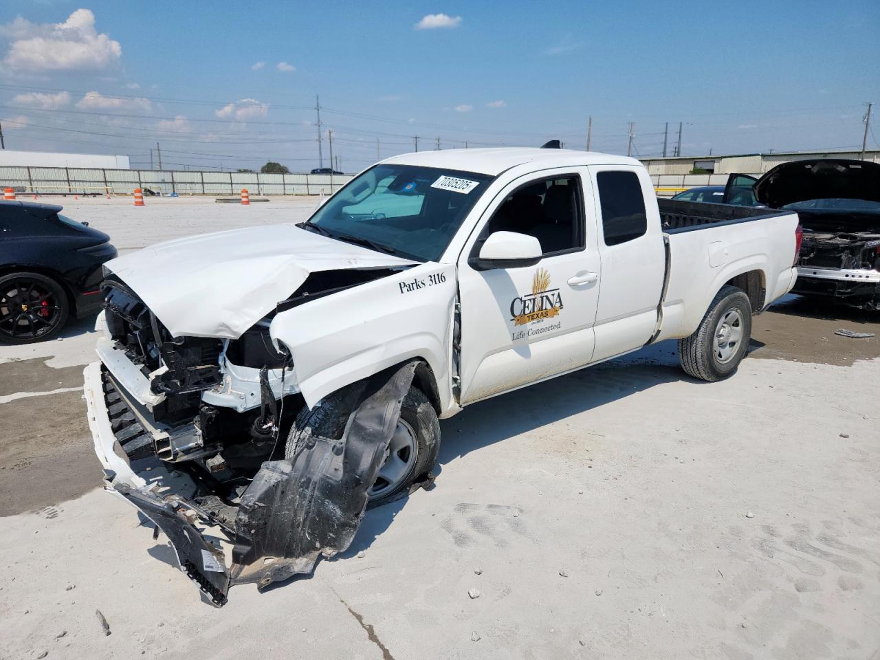 2023 Toyota Tacoma SR, VIN 3TYRX5GN1PT089168 — Front end