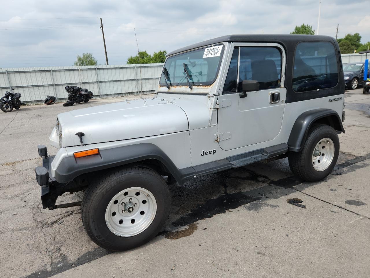 1987 Jeep Wrangler, VIN 2BCCV8111HB537153 — Interior fire