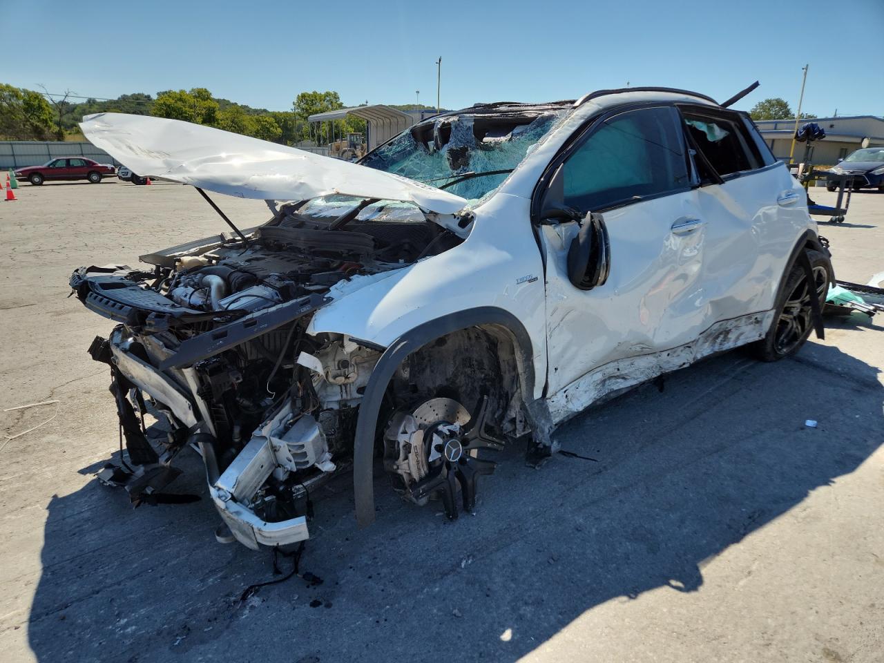 2021 Mercedes-Benz GLA 35 AMG, VIN W1N4N5BB5MJ207491 — Rollover