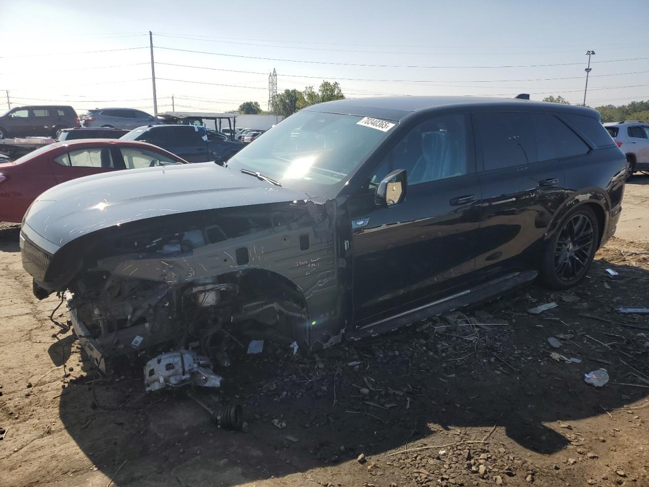 2025 Cadillac ESCALADE IQ Sport 2, VIN 1GYTEFKL7SU102944 — Rollover