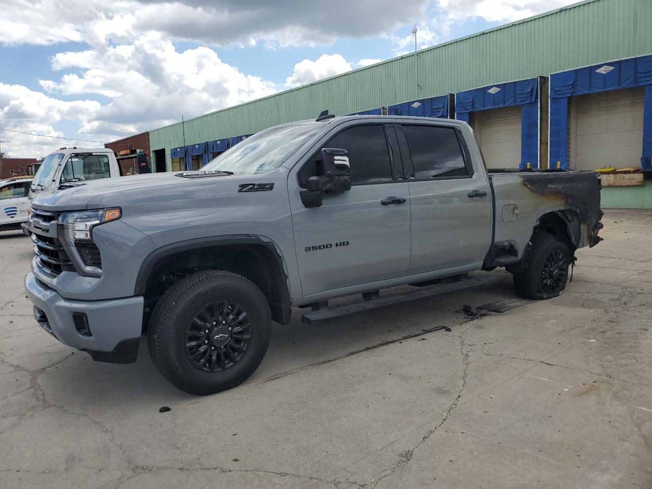 2024 Chevrolet Silverado 3500, VIN 2GC4YTE74R1261635 — Пожар
