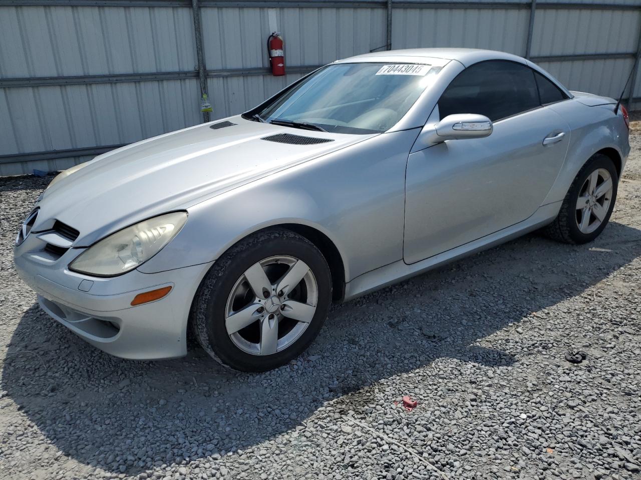 2006 Mercedes-Benz SLK 280, VIN WDBWK54F86F128541 — Frame damage