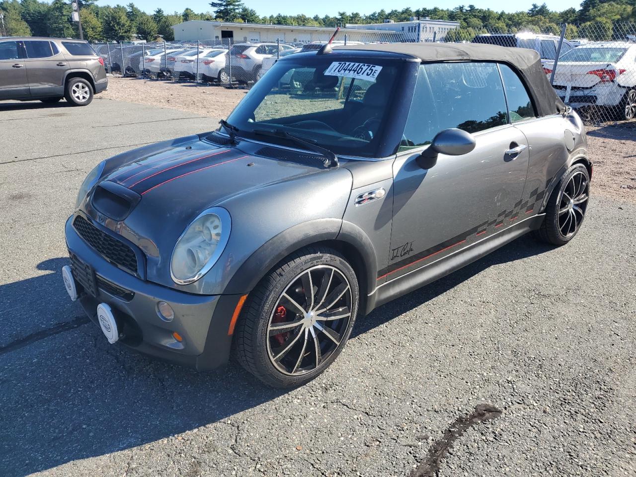 2005 MINI Convertible S, VIN WMWRH33535TF85509 — Зад