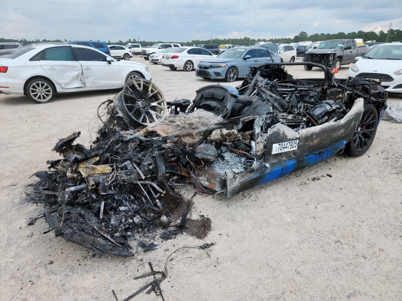 2016 Dodge Viper, VIN 1C3BDECZ2GV100526 — Burn