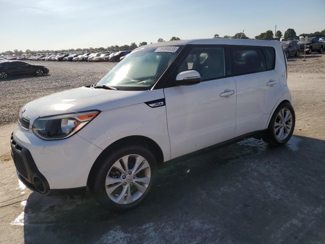 2014 Kia Soul +, VIN KNDJP3A5XE7040855 — Rear end