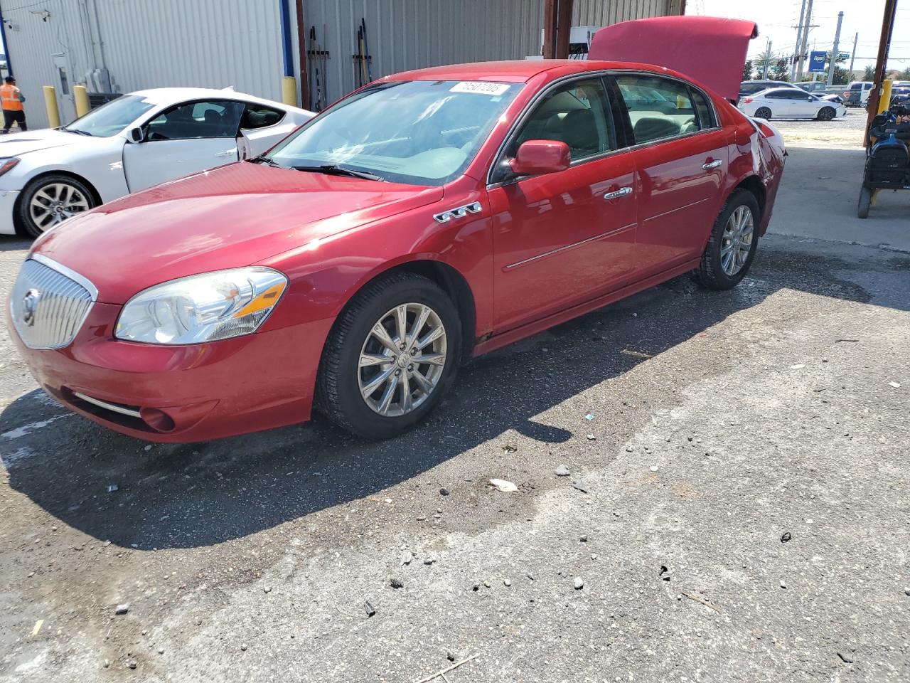 2011 Buick Lucerne CXL Premium, VIN 1G4HJ5EM5BU116617 — Rear end