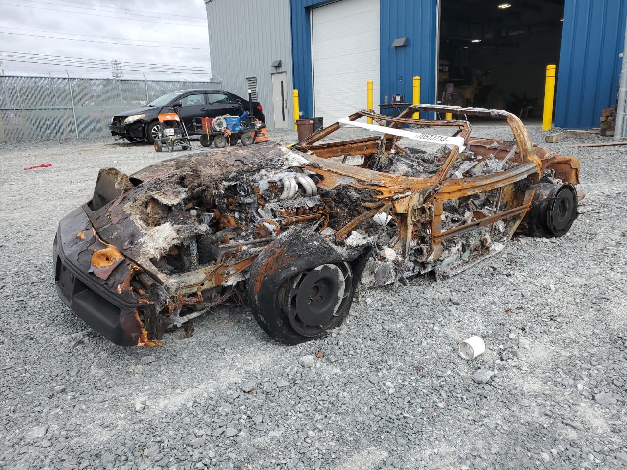 1987 Chevrolet Corvette, VIN 1G1442186H5109632 — Burn