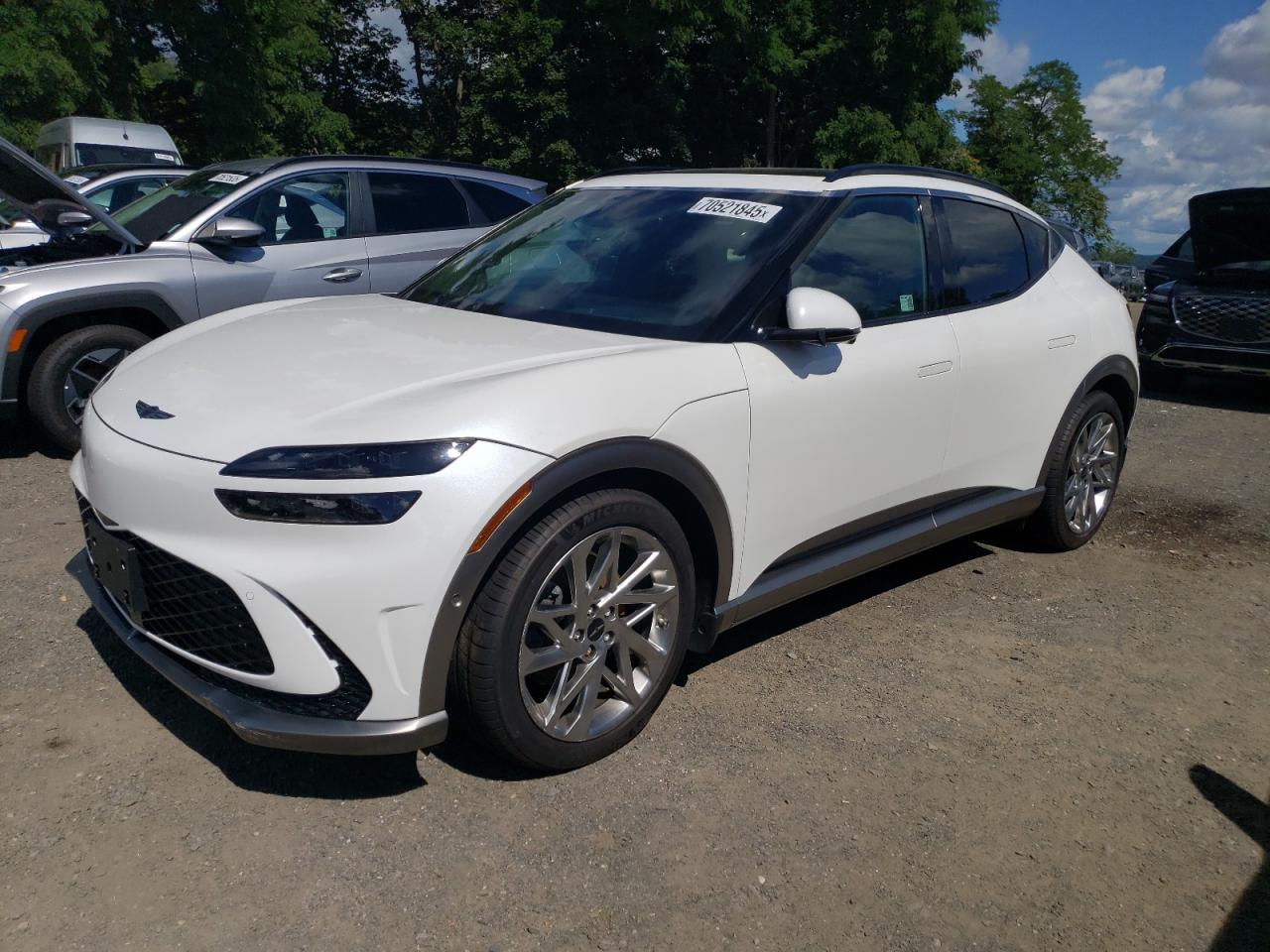 2024 Genesis GV60 Advanced, VIN KMUKCDSC0RU024784 — Water / flood