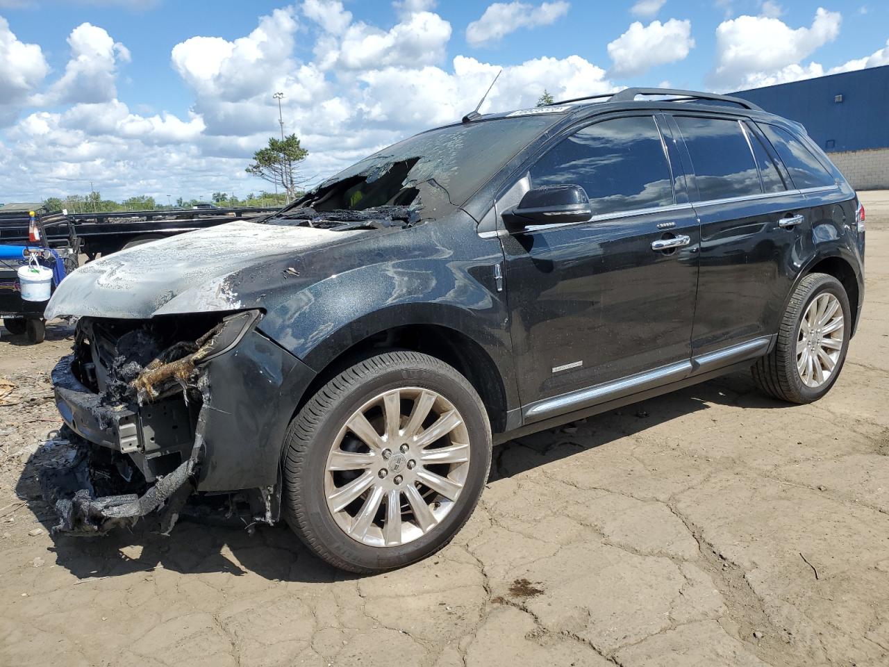 2015 Lincoln MKX, VIN 2LMDJ8JK2FBL28878 — Engine fire