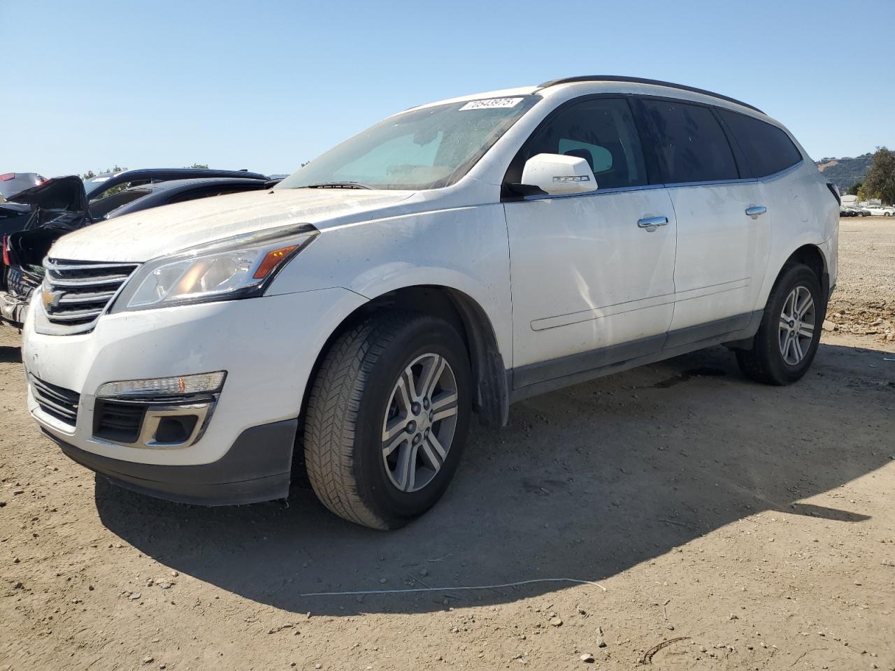 2017 Chevrolet Traverse LT, VIN 1GNKRGKD8HJ226386 — Vandalism