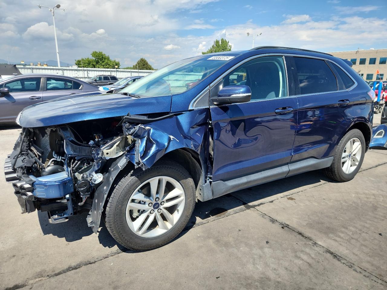 2017 Ford Edge SEL, VIN 2FMPK3J96HBC44653 — Front end