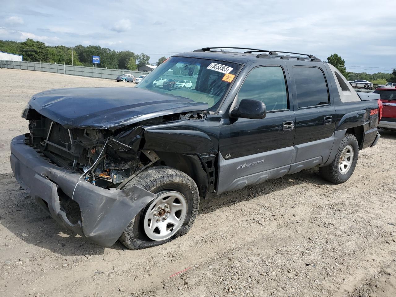2003 Chevrolet Avalanche, VIN 3GNEK13T03G156719 — Front end