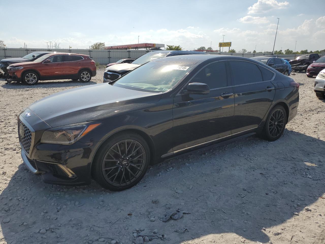 2018 Genesis G80 Sport, VIN KMHGN4JB3JU260129 — Град
