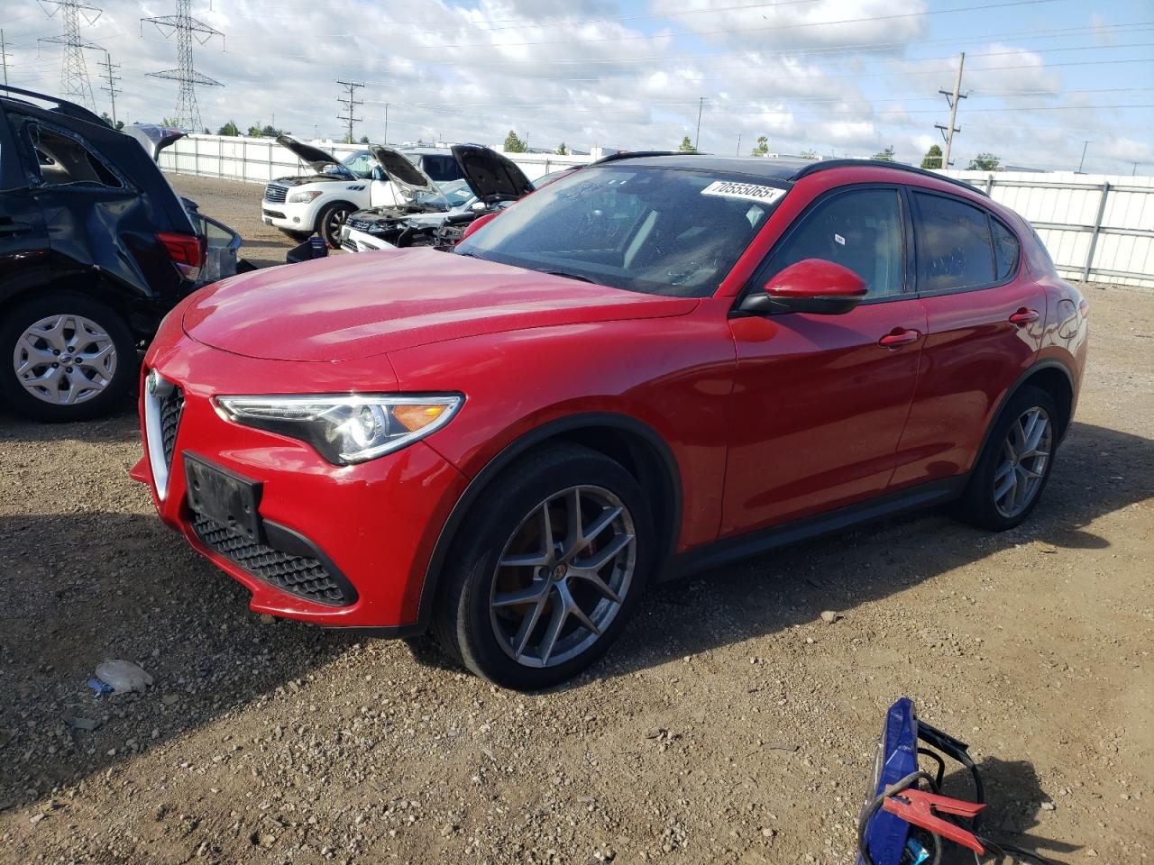 2018 Alfa Romeo Stelvio Sport, VIN ZASFAKPN5J7B96831 — Minor dents and scratches
