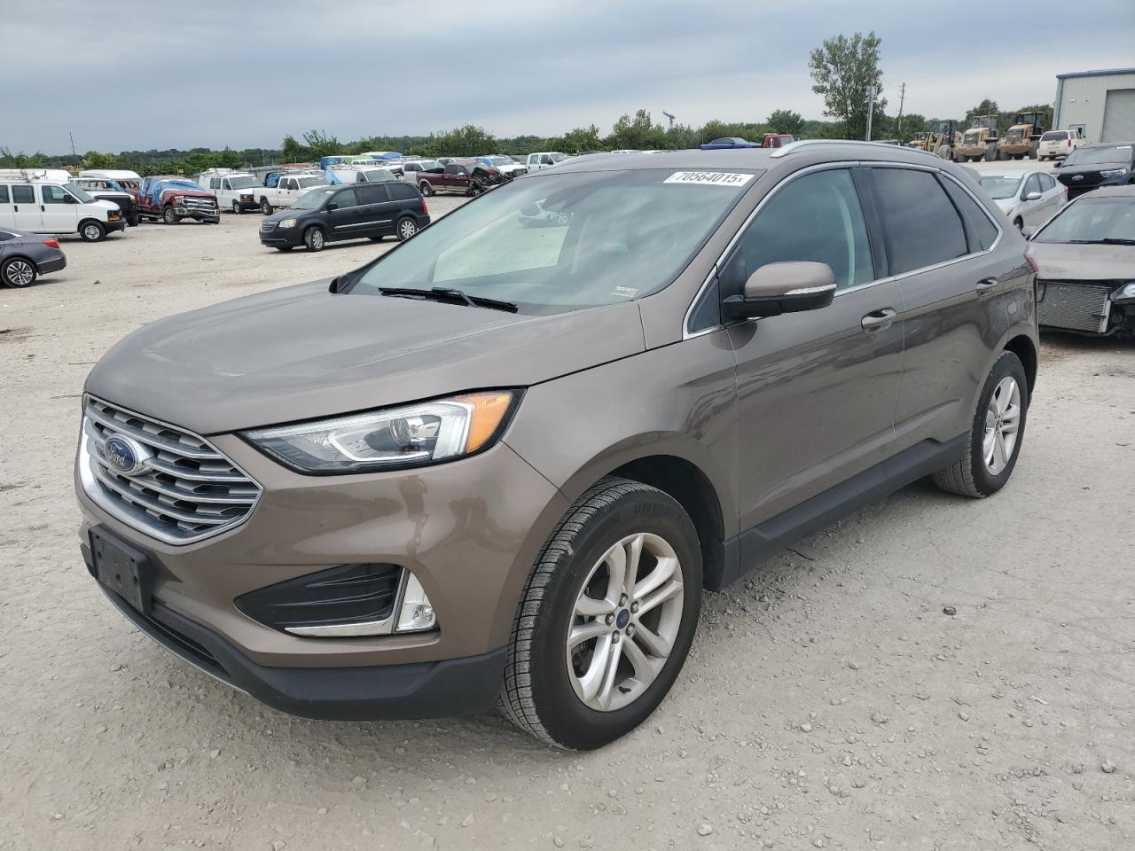 2019 Ford Edge SEL, VIN 2FMPK4J99KBC01082 — Rear end