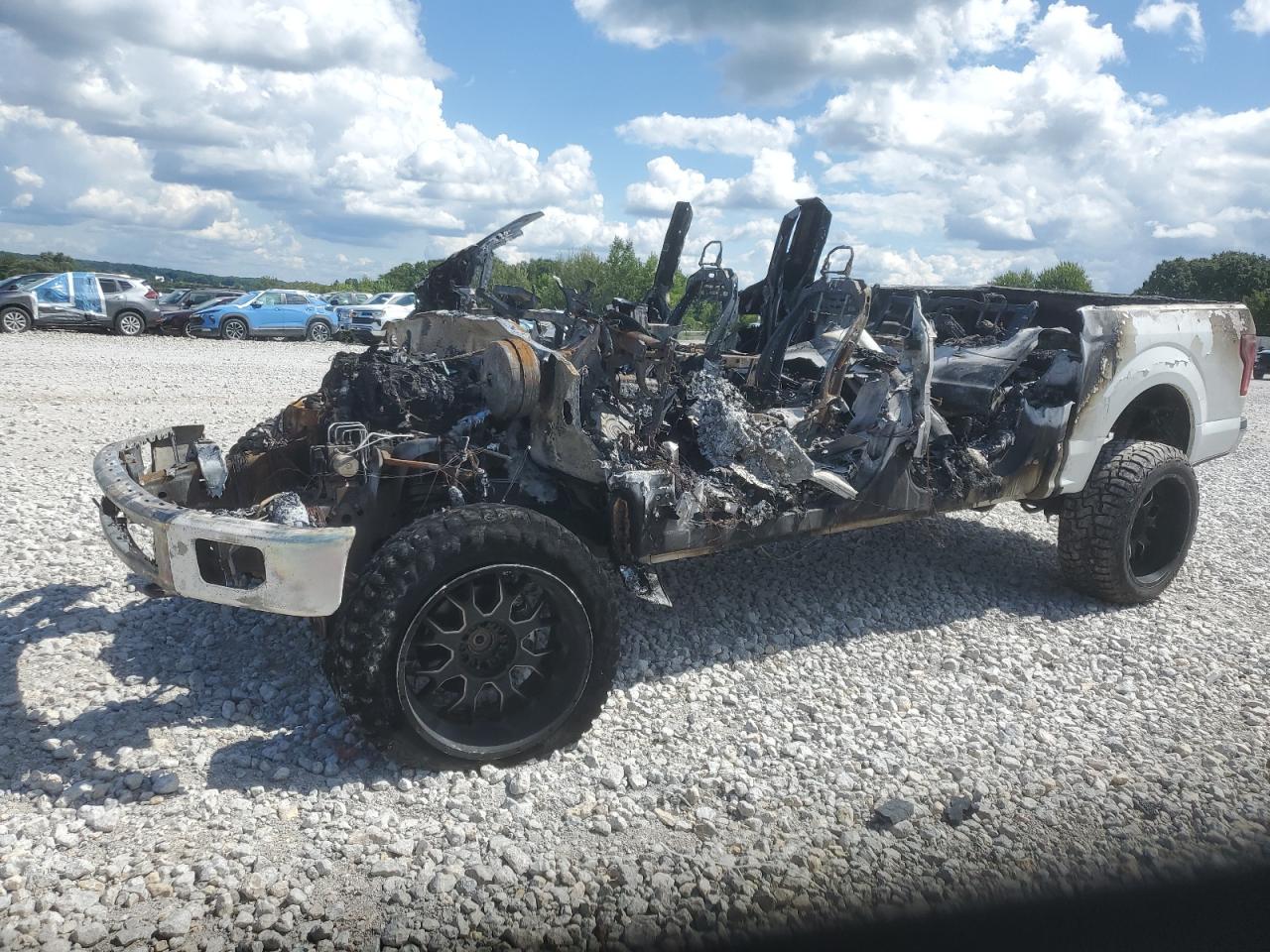2015 Ford F-150 Lariat, VIN 1FTEW1EG0FKD44604 — Interior fire