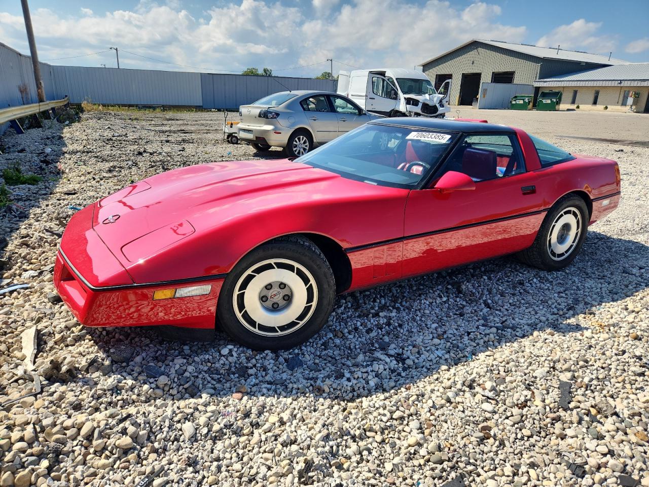 1987 Chevrolet Corvette, VIN 1G1YY2181H5128833 — Normal wear