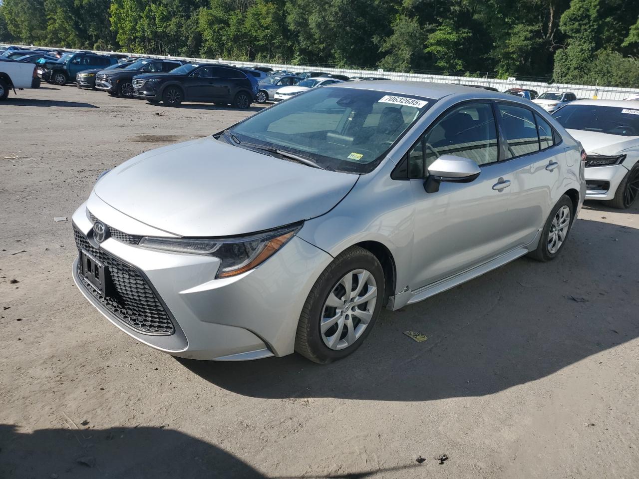 2022 Toyota Corolla LE, VIN 5YFEPMAE1NP317687 — Partial repair