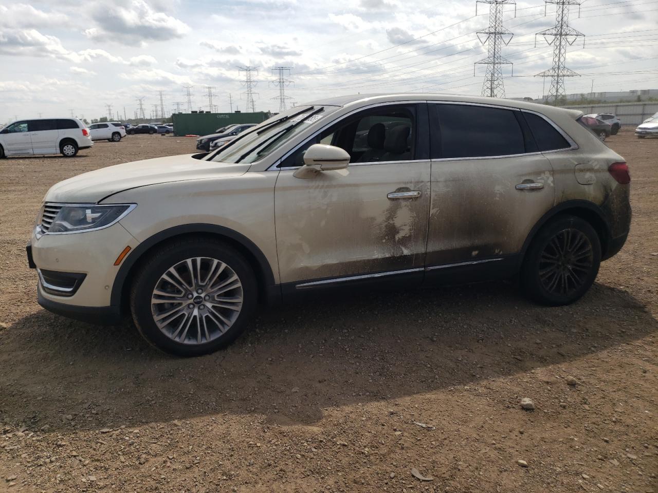 2016 Lincoln MKX Reserve, VIN 2LMTJ8LR9GBL42106 — Interior fire