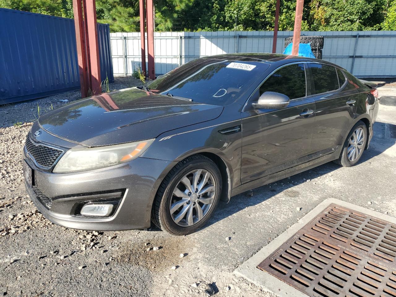 2015 Kia Optima EX, VIN 5XXGN4A72FG354239 — Rear end