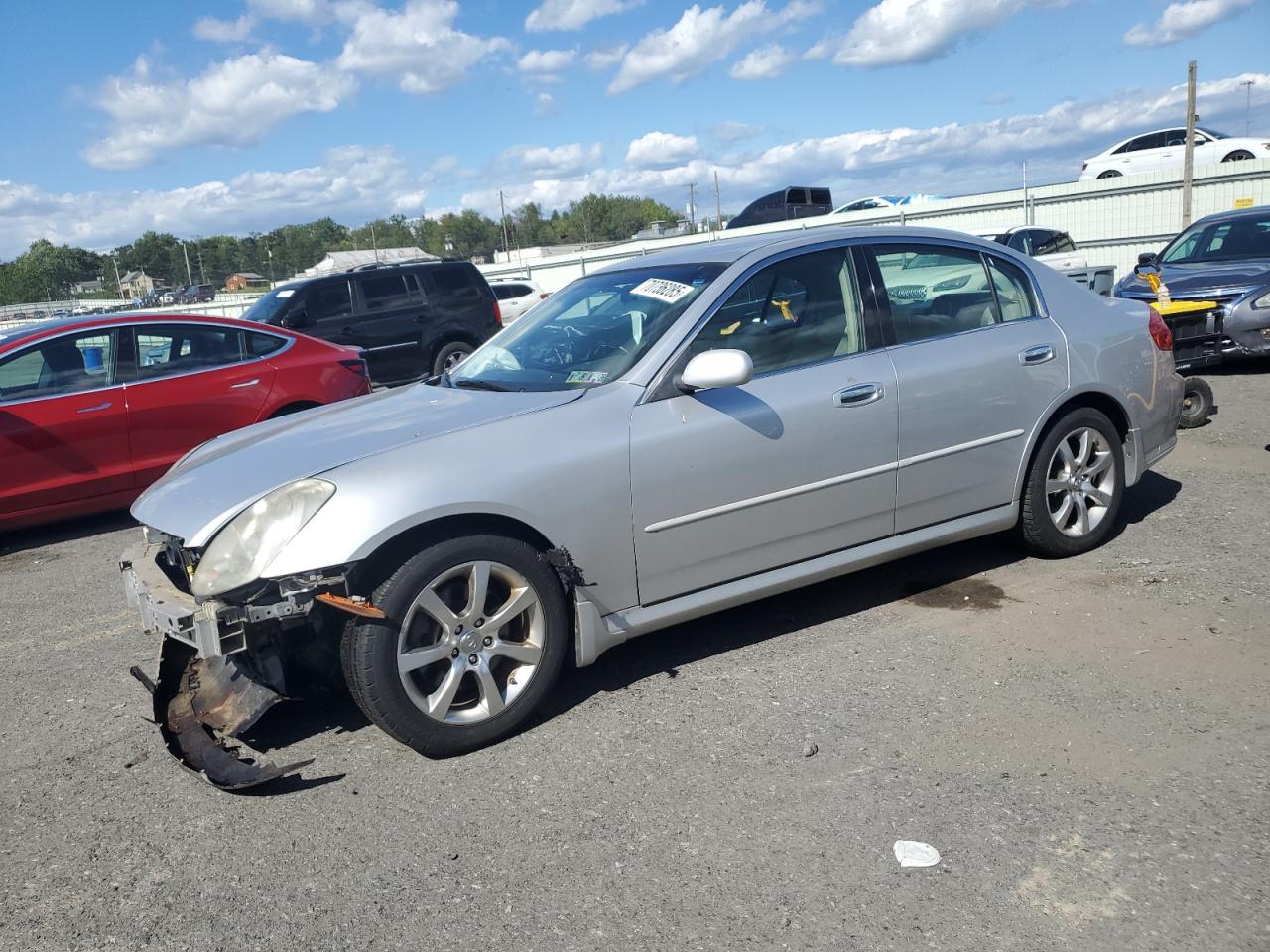 2006 Infiniti G35, VIN JNKCV51F96M609599 — Перед