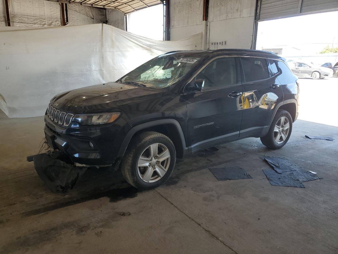 2022 Jeep Compass Latitude, VIN 3C4NJDBB3NT207615 — Partial repair