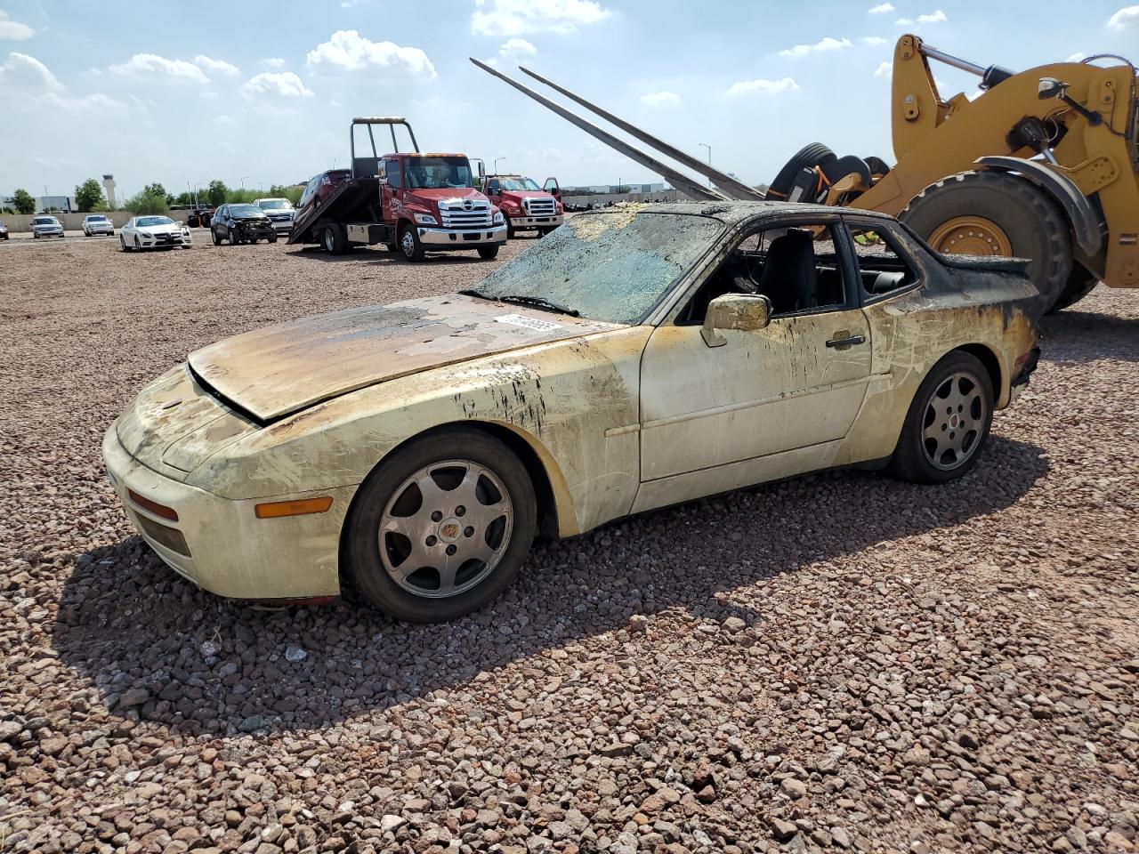 1989 Porsche 944, VIN WP0AA2952KN150760 — Пожар