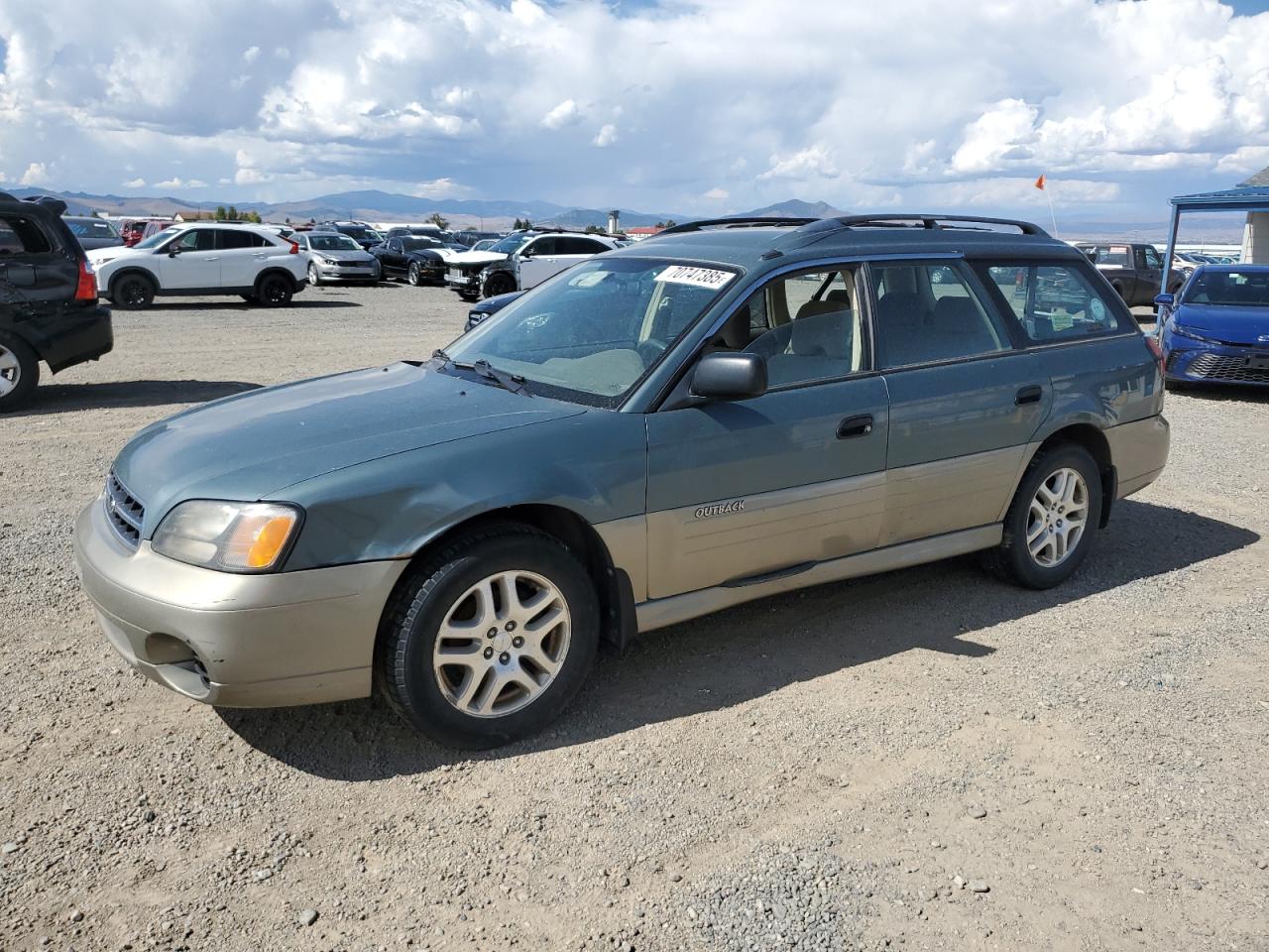 2000 Subaru Legacy Outback, VIN 4S3BH6654Y7670788 — Перед