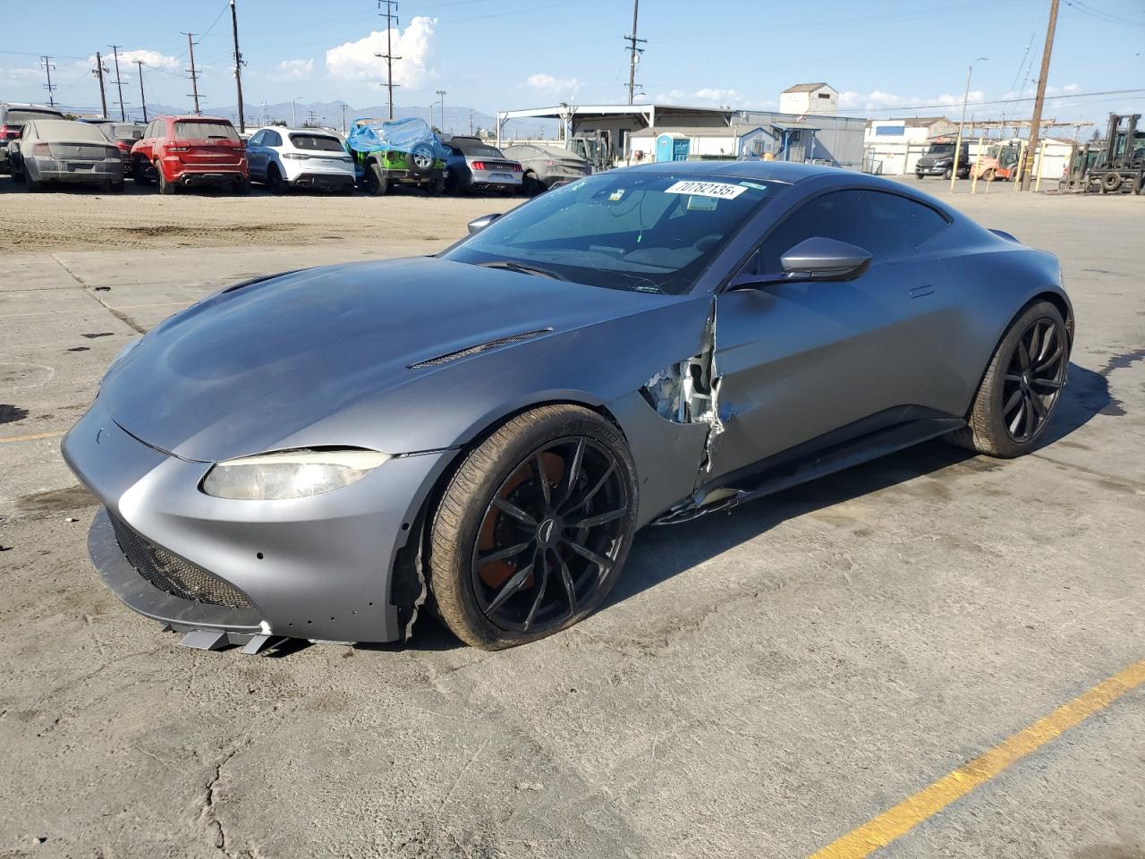 2020 Aston Martin Vantage, VIN SCFSMGAW1LGN03705 — Front end