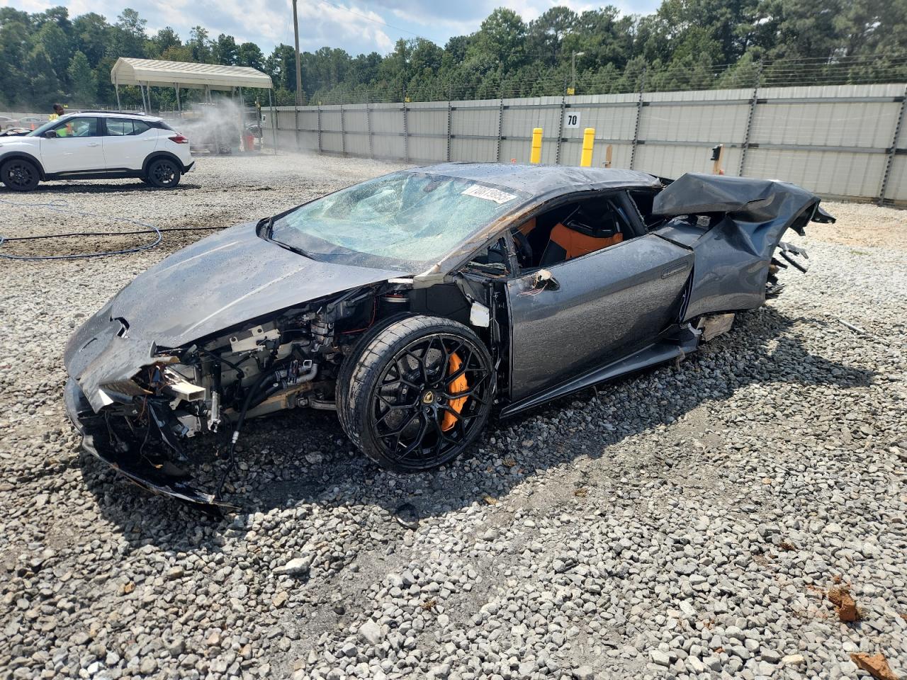 2021 Lamborghini Huracan, VIN ZHWUF5ZF0MLA17805 — Rollover